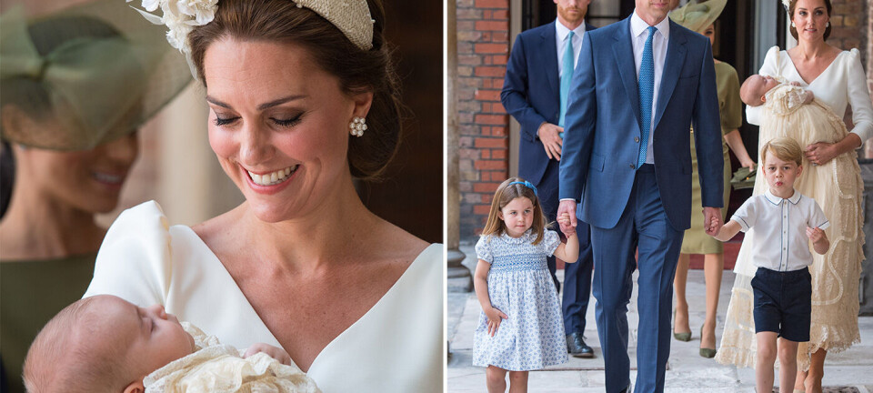 Se bildene fra dåpen til prins Louis