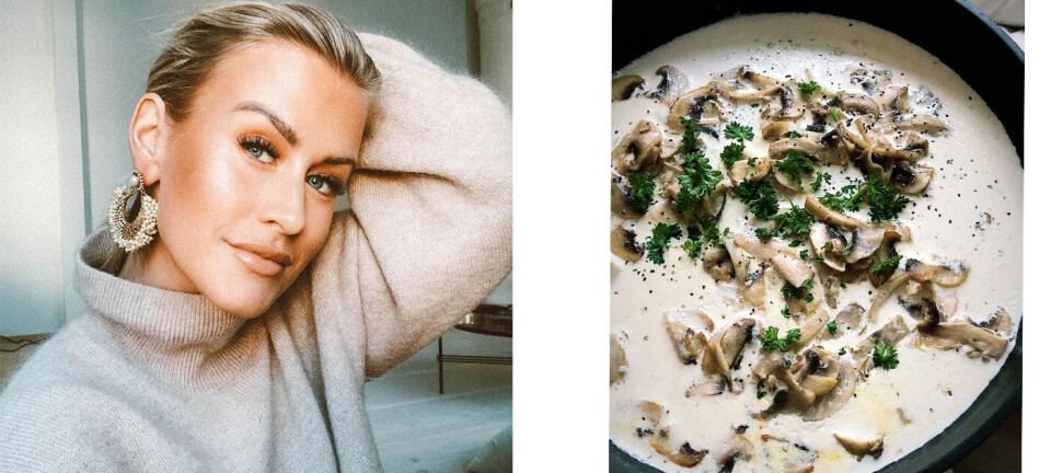 Lene Orviks fløtepasta med sopp