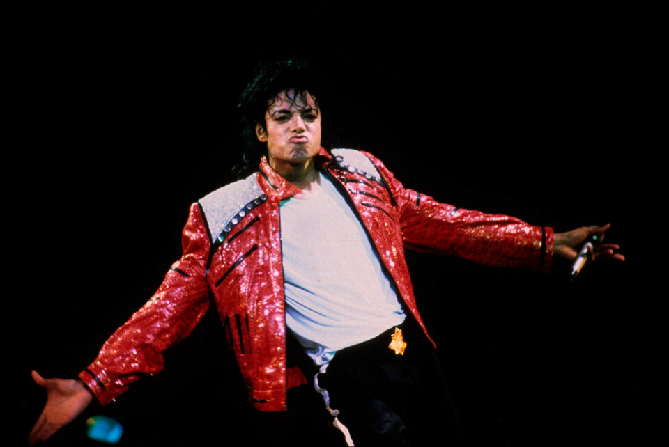Michael Jackson på turné i 1986. Foto: Getty Images.