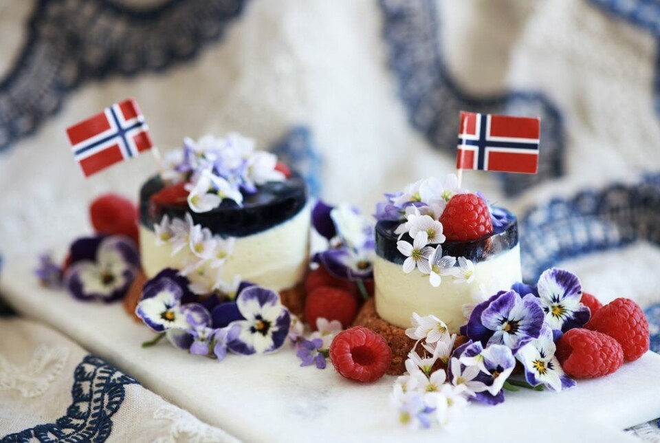 Perfekt og superenkel ostekake til 17. mai
