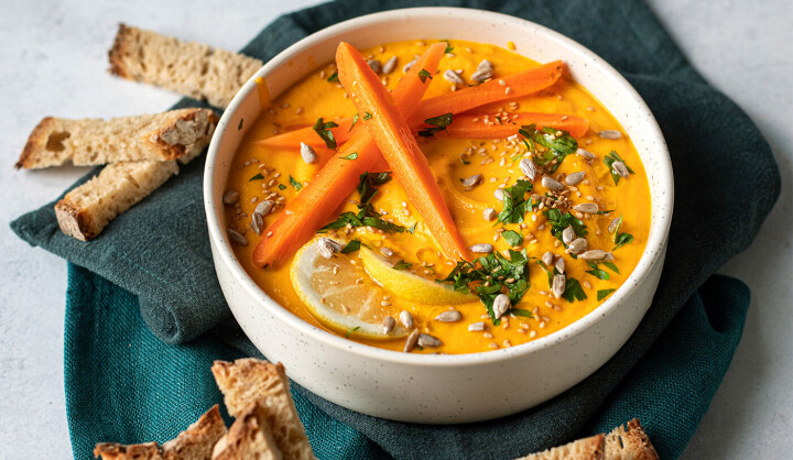 Kremet sitrus- og gulrotcurry