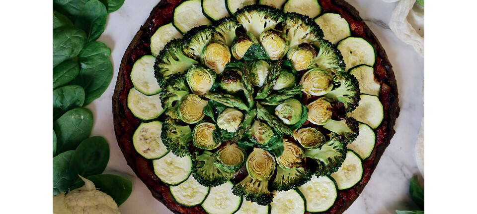 Deilig grønnsakspizza