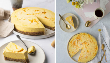 Oppskrift: Kremet mango- og pasjonsfruktkake