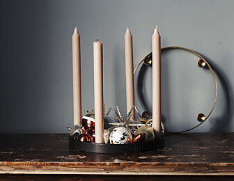 9 dekorative adventsstaker