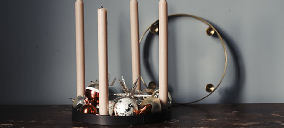 9 dekorative adventsstaker