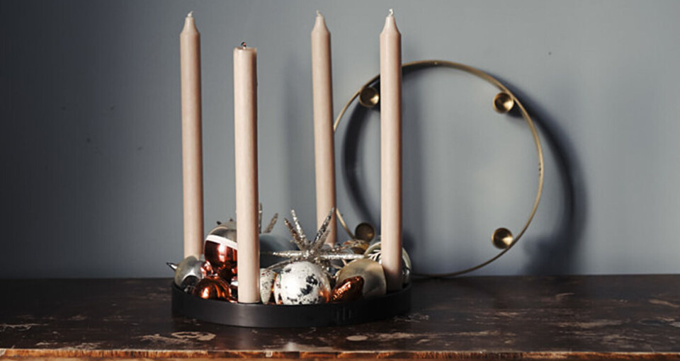 9 dekorative adventsstaker