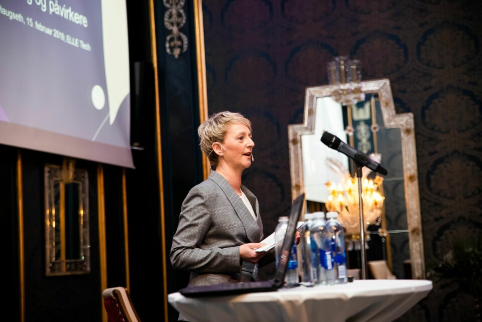 Elisabeth Lier Haugseth (Direktør Forbrukertilsynet) holdt et informativt foredrag om merking av reklame i sosiale medier.