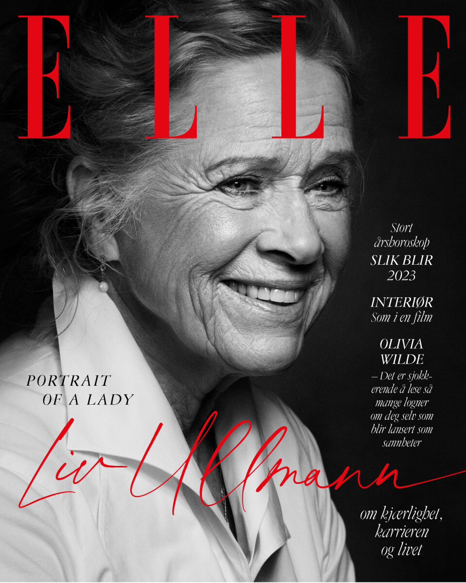 Liv Ullmann pryder forsiden av ELLE