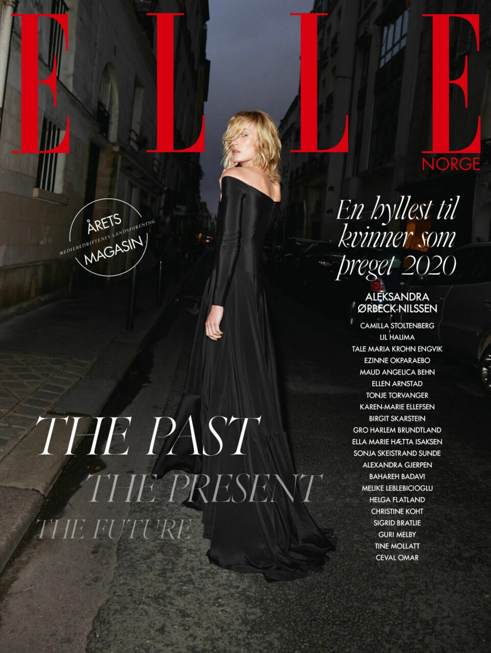 Aleksandra prydet ELLEs desembercover i 2020 – Fotografert i Paris gater.