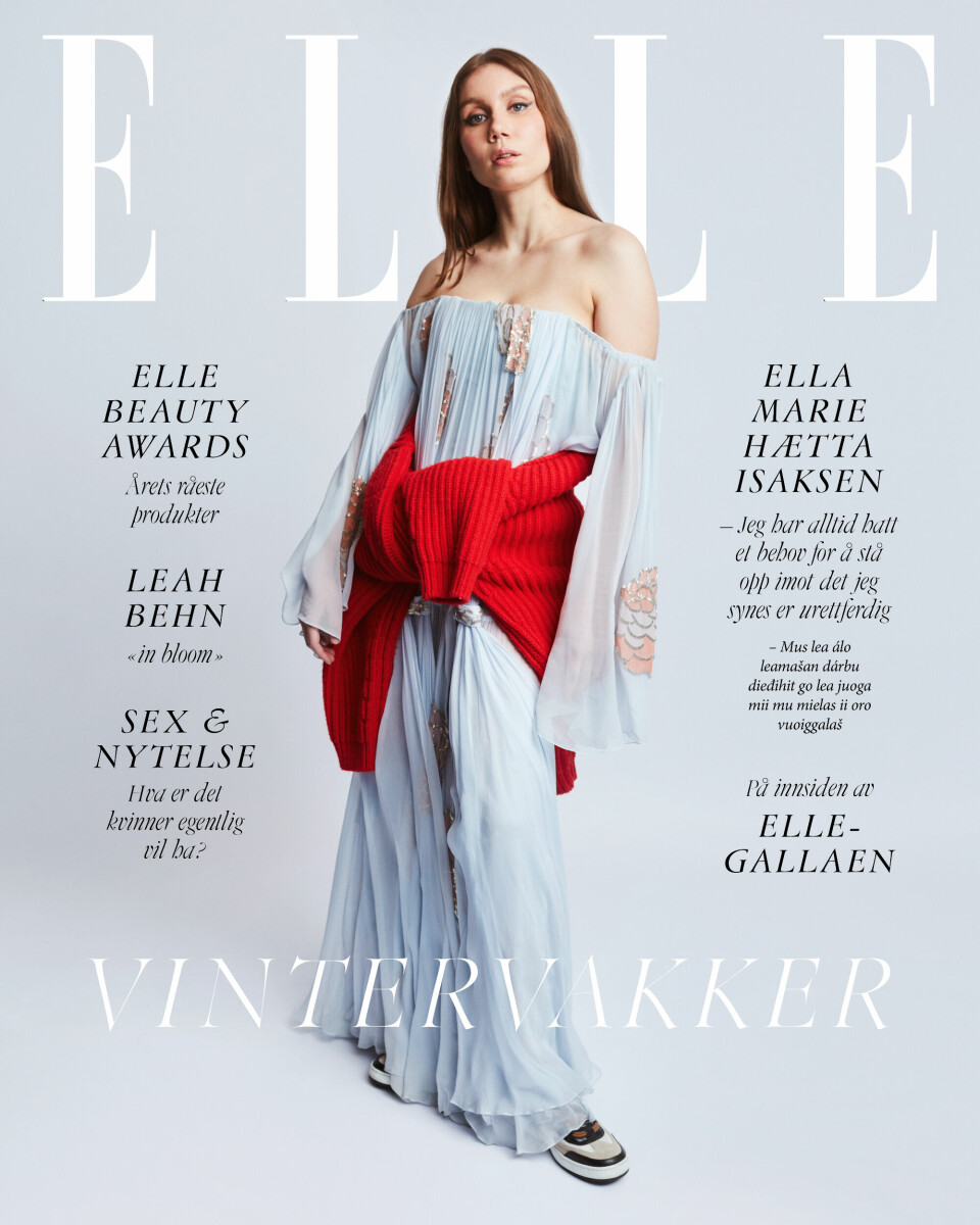 Ella Marie prydet forsiden av ELLE Norges februarutgave.