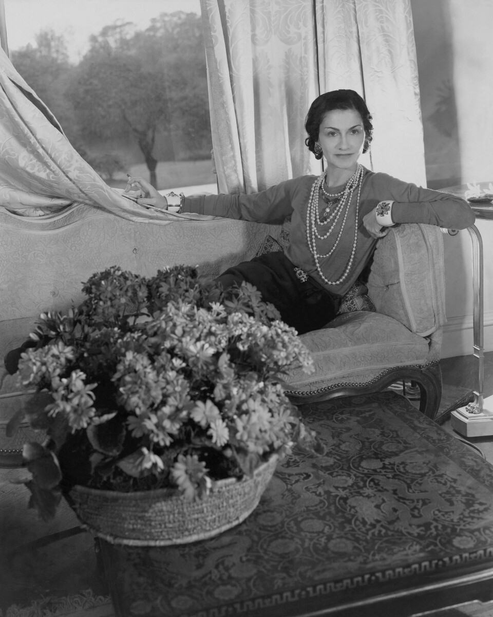 Coco Chanel i London, cirka 1938.