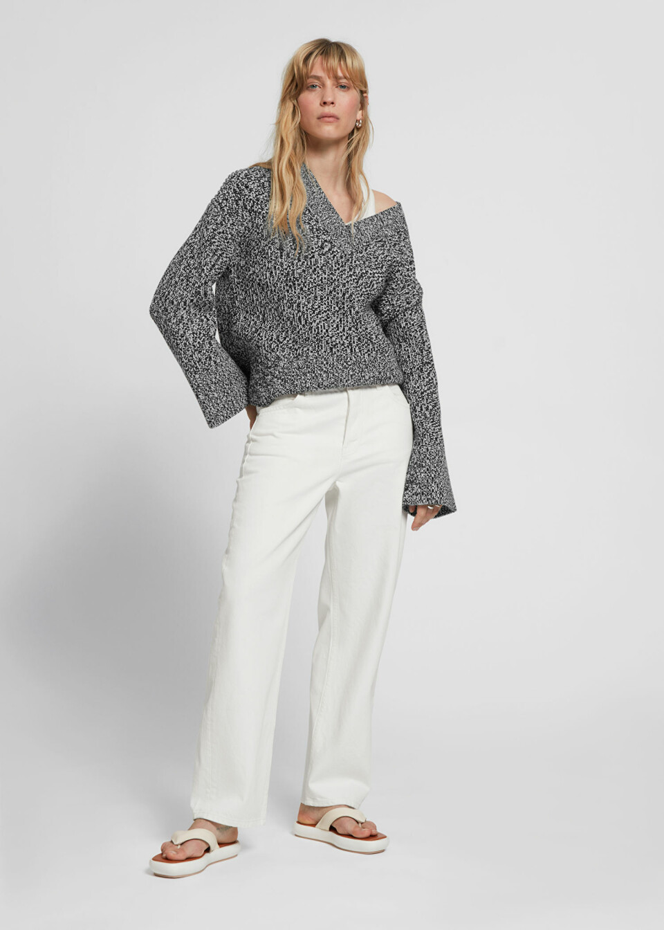 Hvite jeans