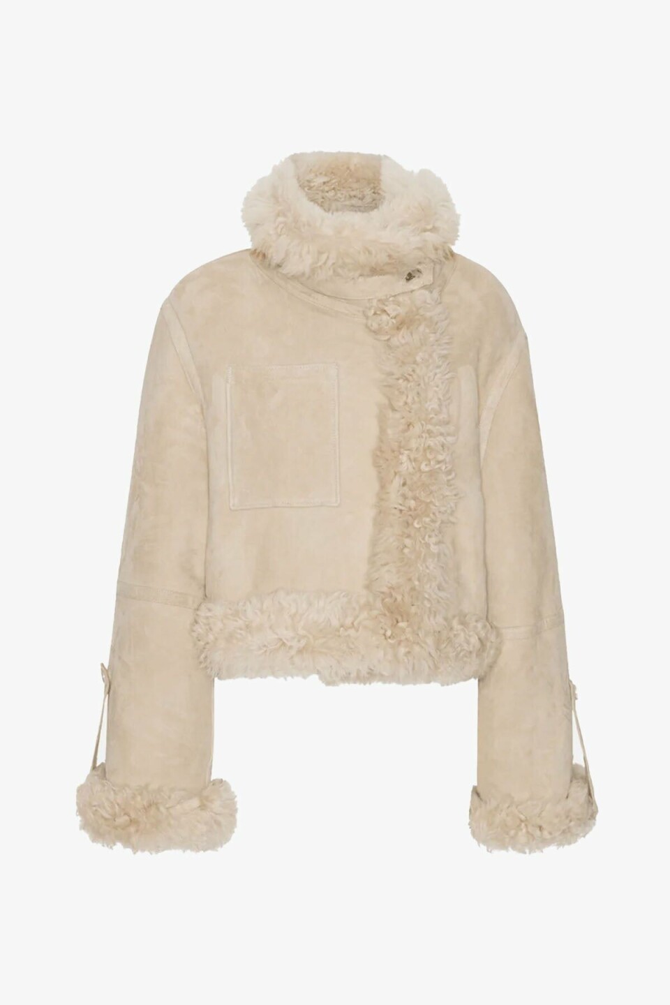 Shearling-jakke