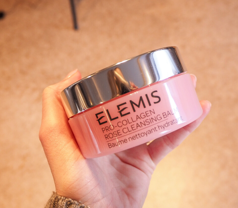 Elemis sin Pro-Collagen Cleansing Balm, som også er hudterapeut Maria sin favoritt.