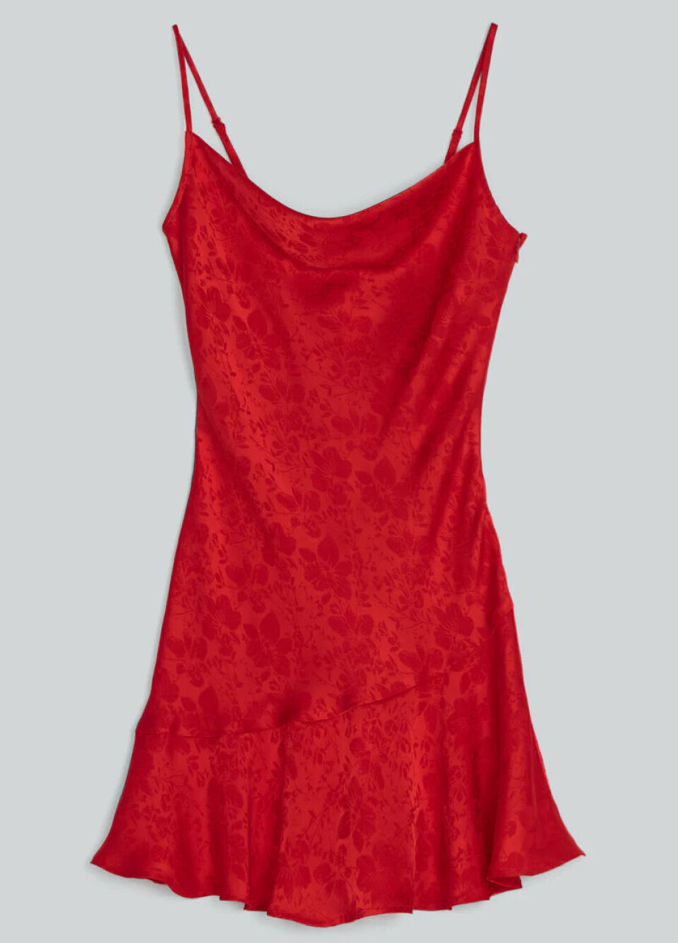 Knallrød kjole fra Bikbok, kr 499.