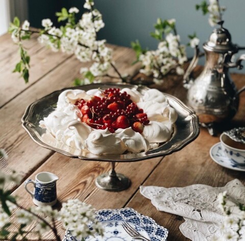 Oppskrift på den perfekte Pavlova til 17. mai