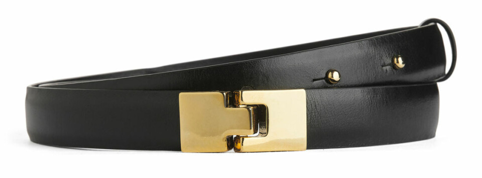 Skinnbelte fra ARKET, kr 690 (annonselenke)