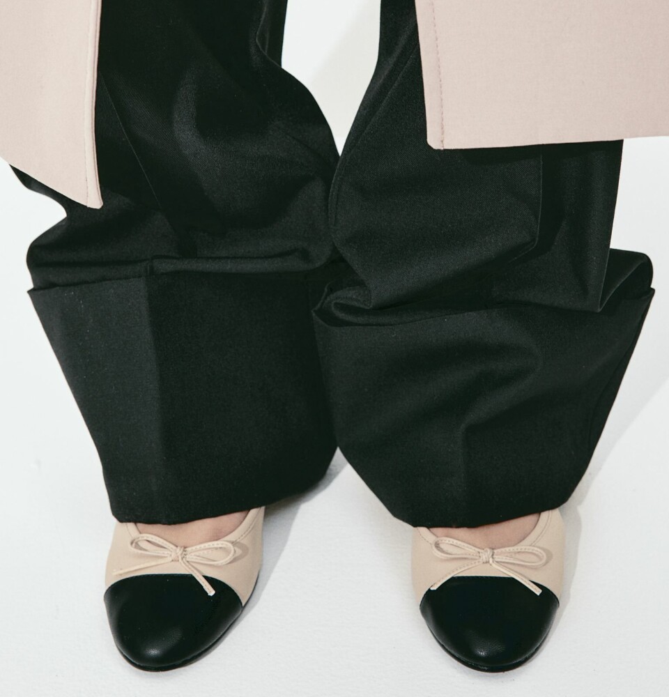 Todelte ballerinasko fra H&M, kr 199 (annonselenke)