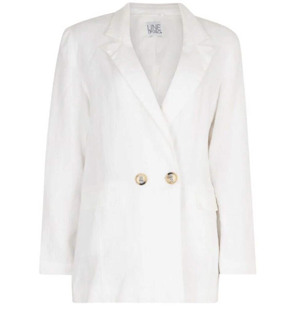 Blazer i lin fra Line of Oslo, kr 2900 hos 4 Men 4 Women (annonselenke)