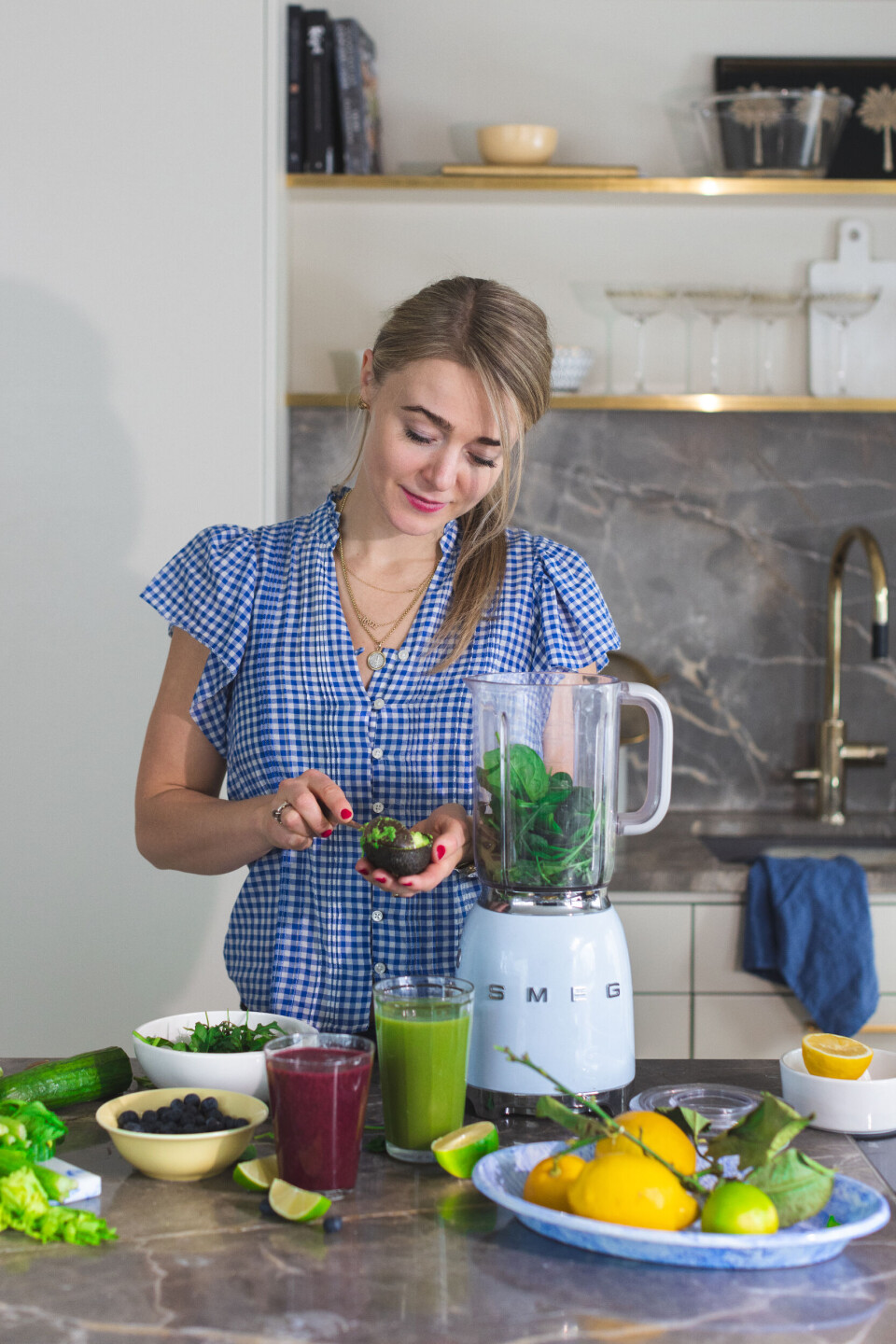 Back to work frokostsmoothie ELLE smoothie Oslo Raw