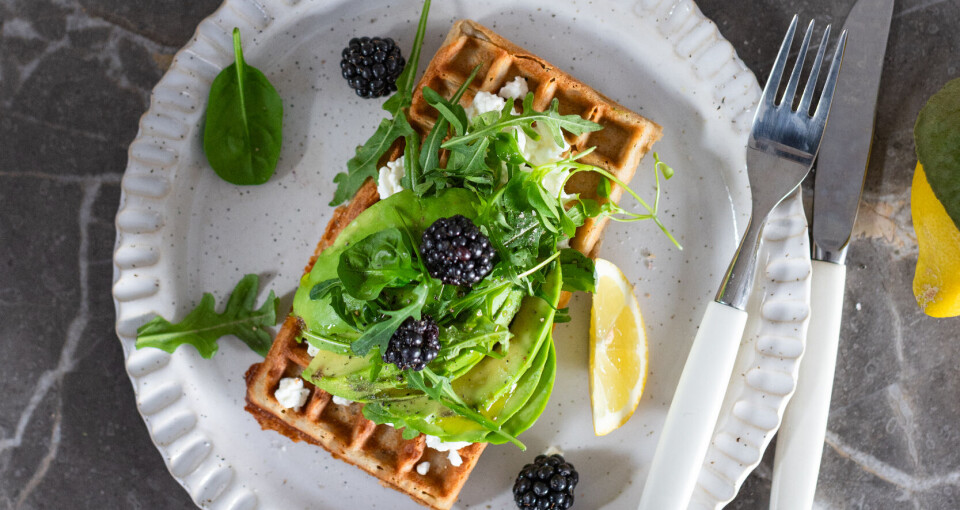 Nydelige og sunne lunsjvafler