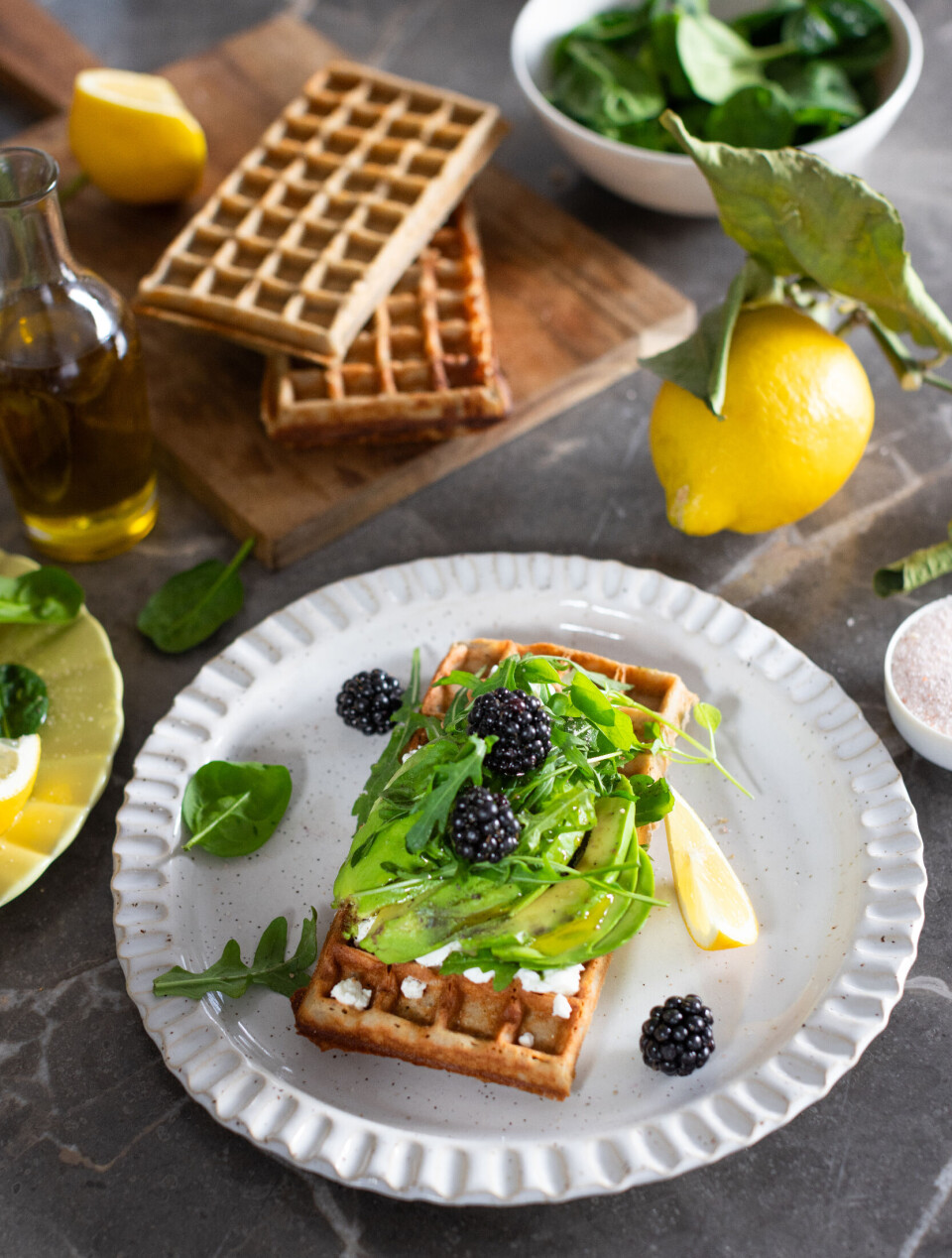 Nydelige og sunne lunsjvafler ELLE oslo raw vaffel