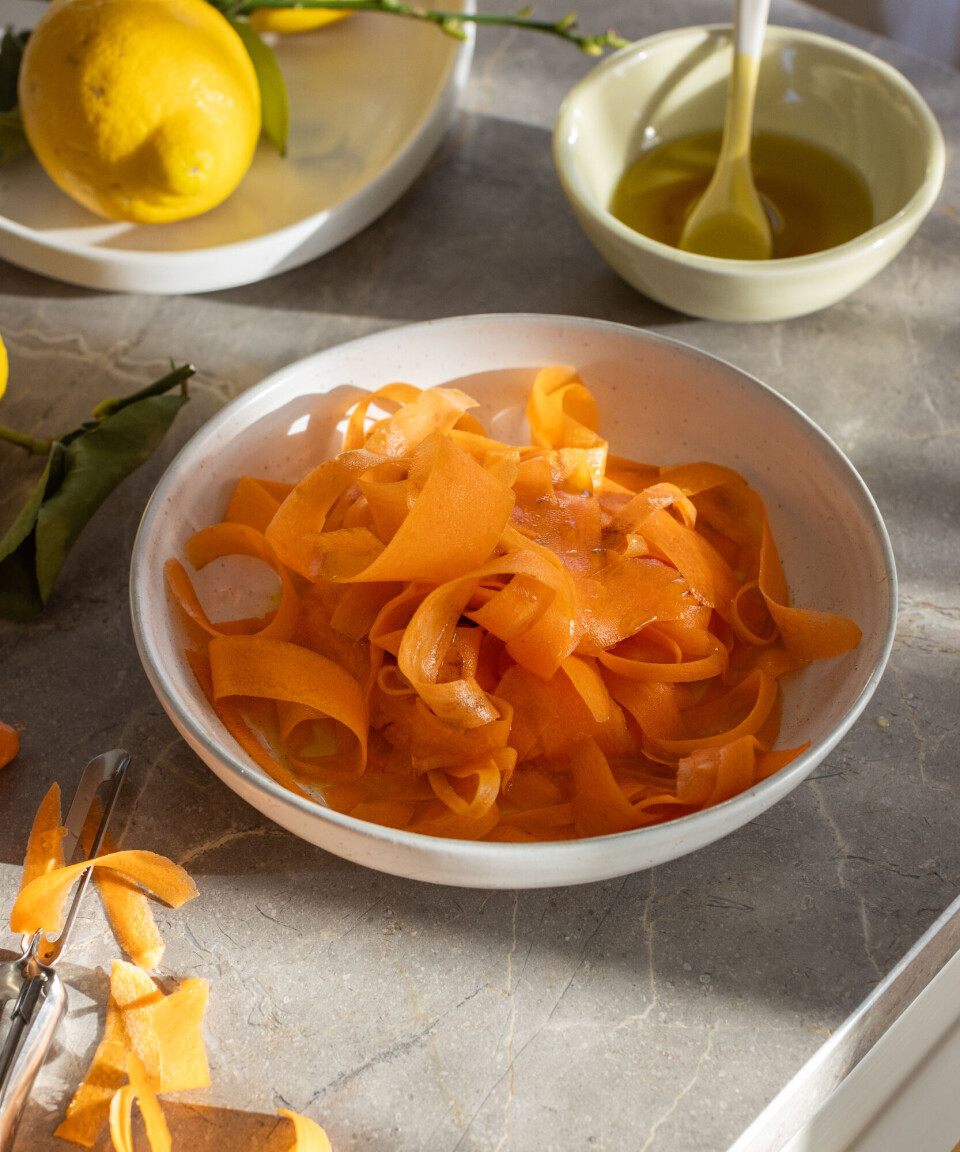 Enkel supersalat gulrotsalat Oslo Raw ELLE
