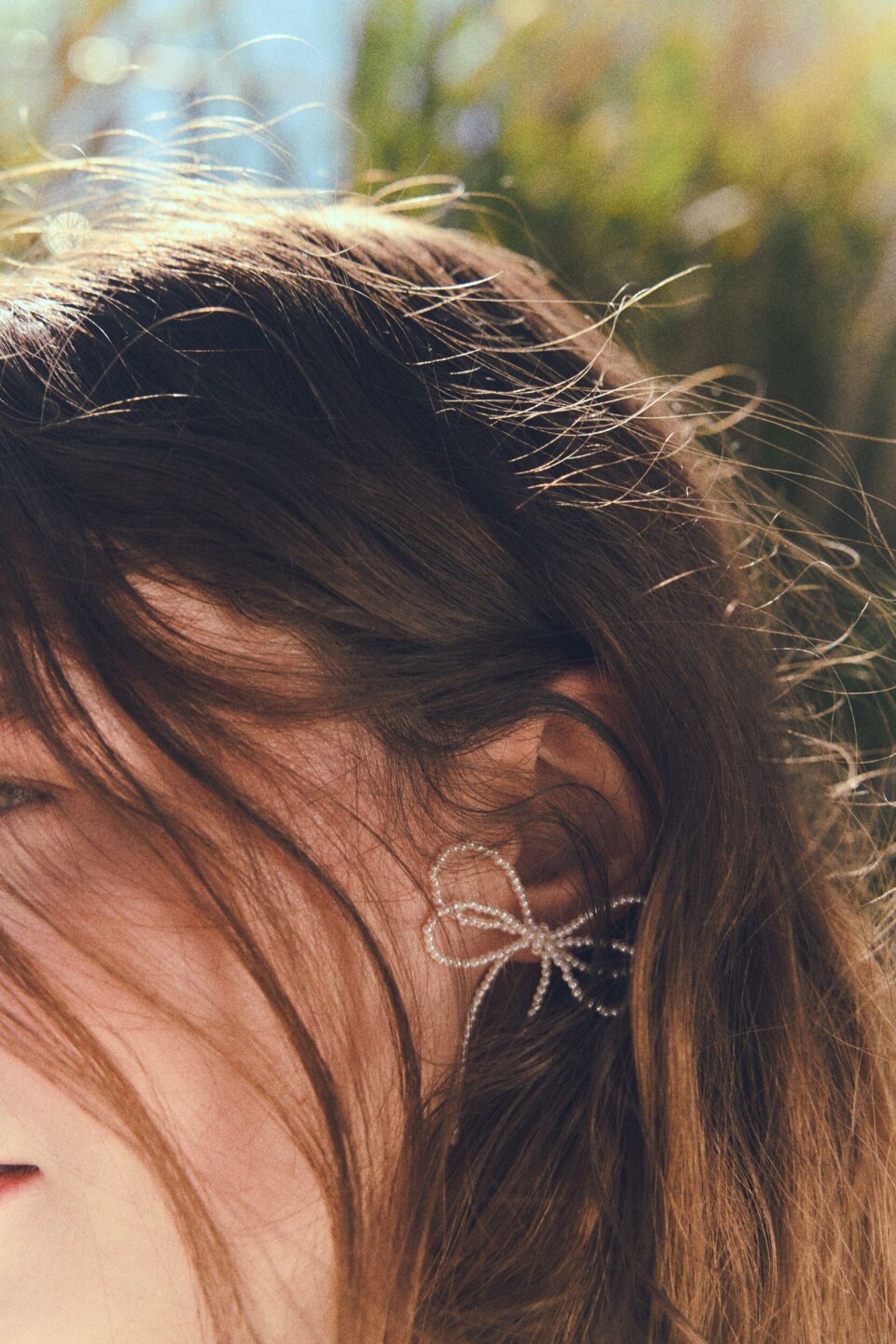 Statement-øredobber med perler