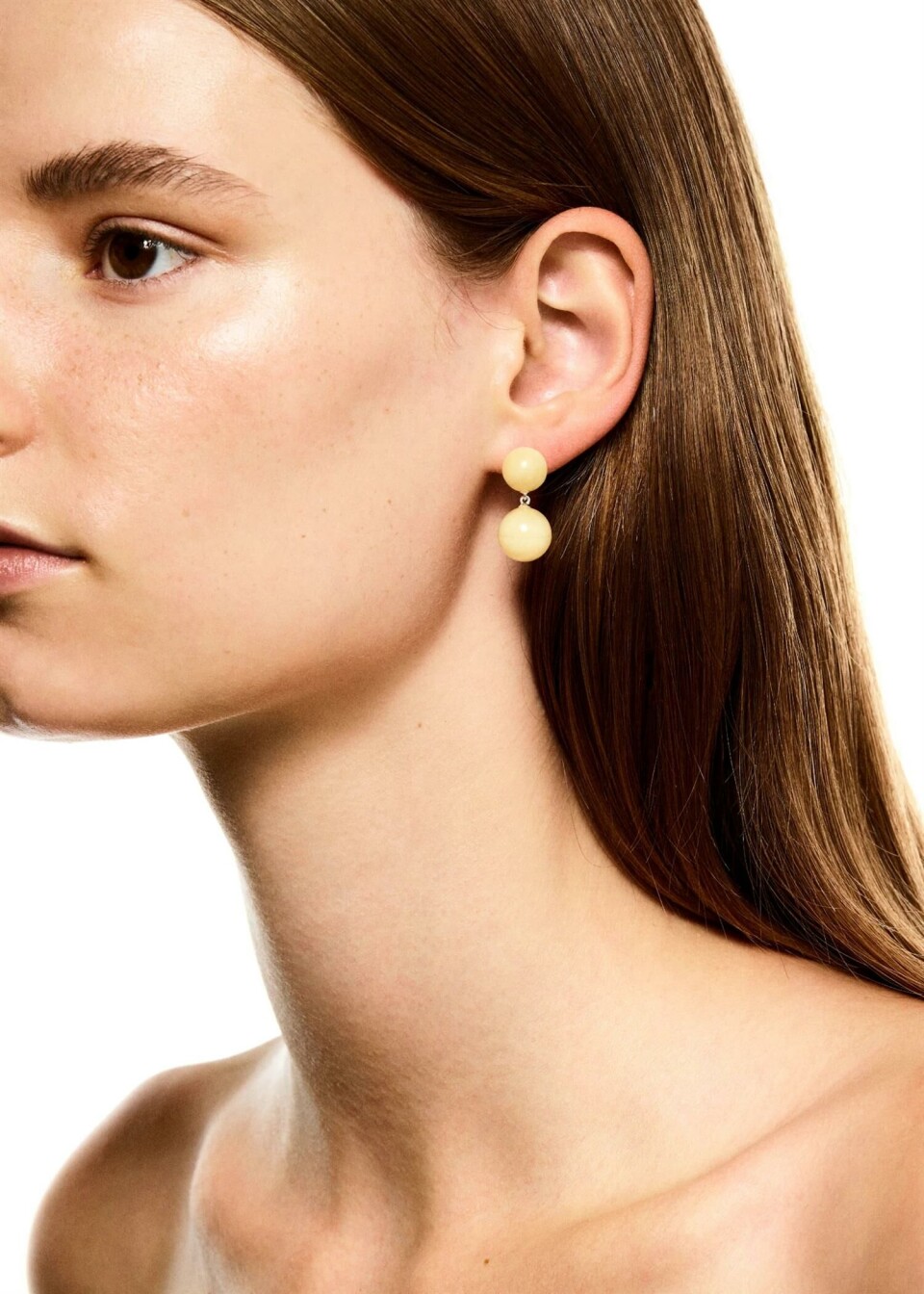 Statement-øredobber med perler