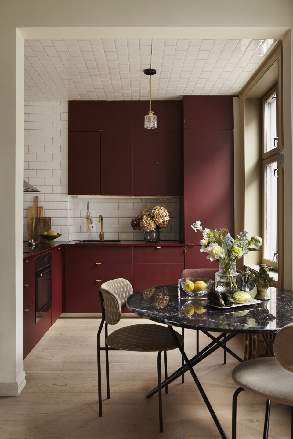 Innred hjemmet med burgunder