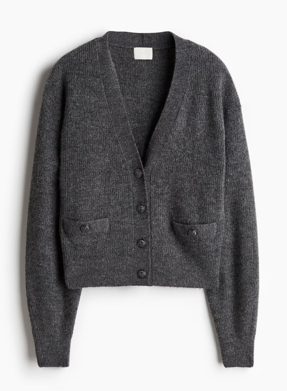 Fem fine grå cardigans