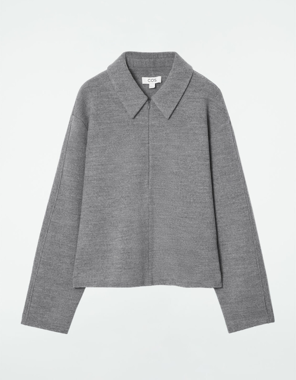 Fem fine grå cardigans