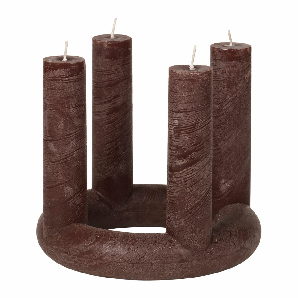 9 dekorative adventsstaker