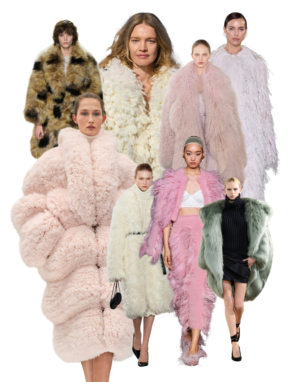Trend alert: Store fluffy jakker