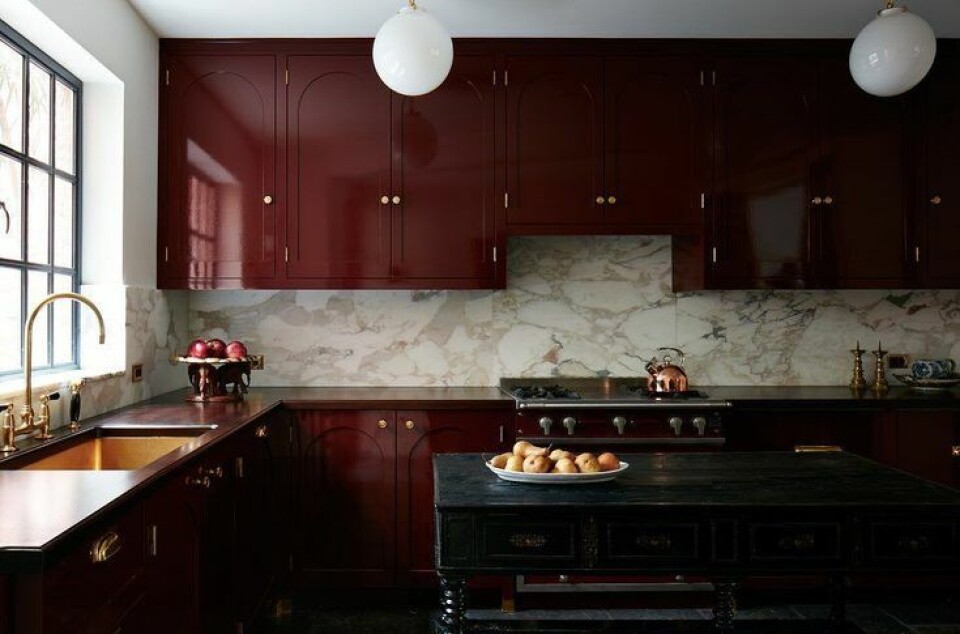 Not simply red: Vinrødt eller oxblood er en av årets viktigste farger.