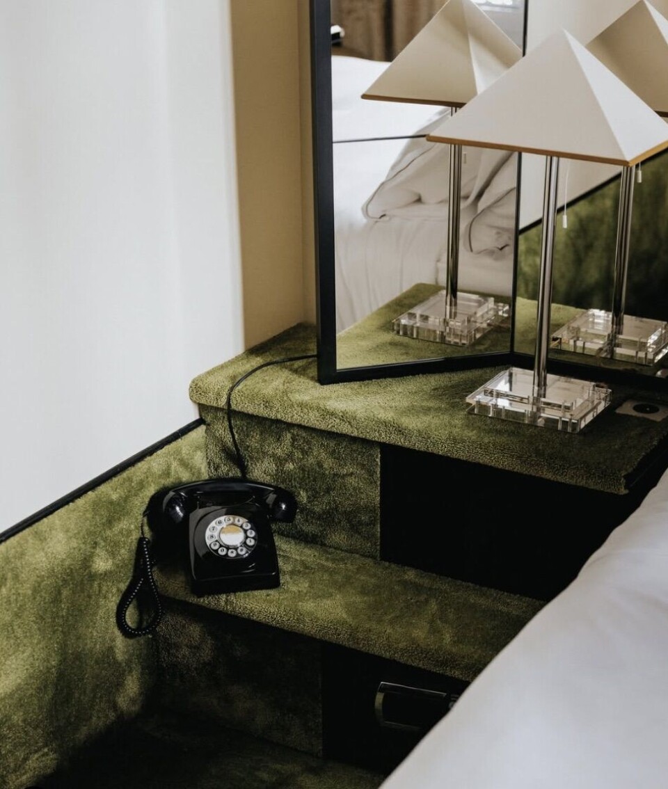 Nå vil vi innrede som dette hotellet i Paris