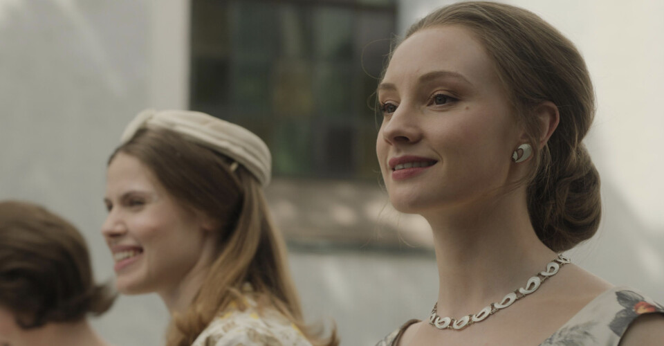 Gina Bernhoft Gørvell som Sonja Haraldsen i serien Harald og Sonja. Harald og Sonja ELLE