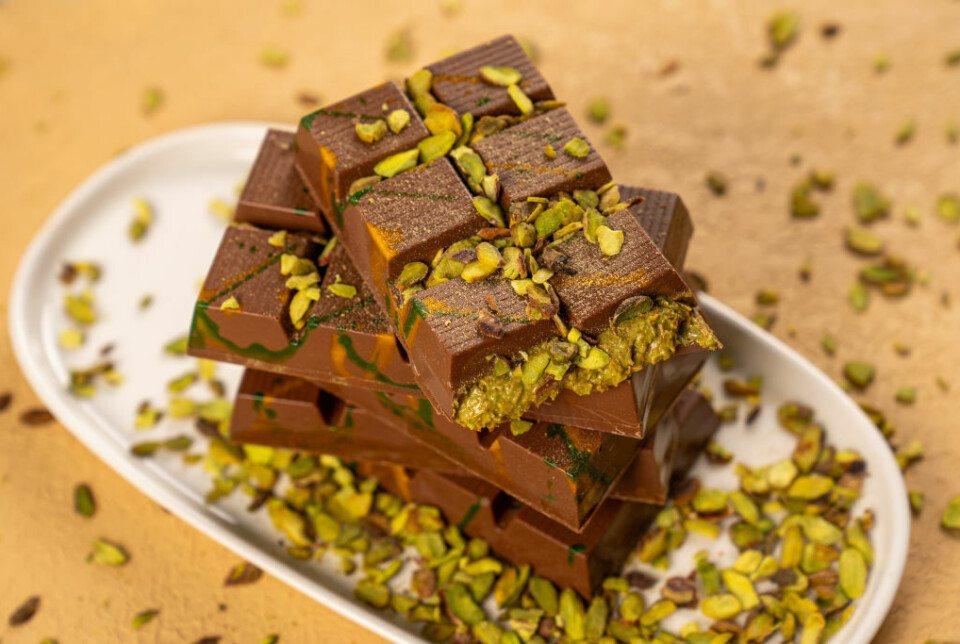 Den virale sjokoladen kalt «Dubai-sjokolade».
