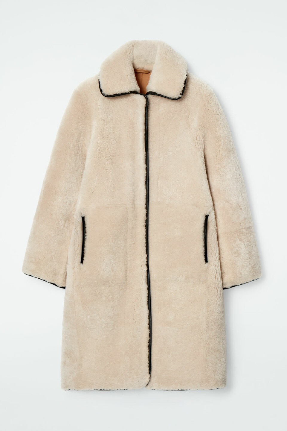 Shearling-jakke