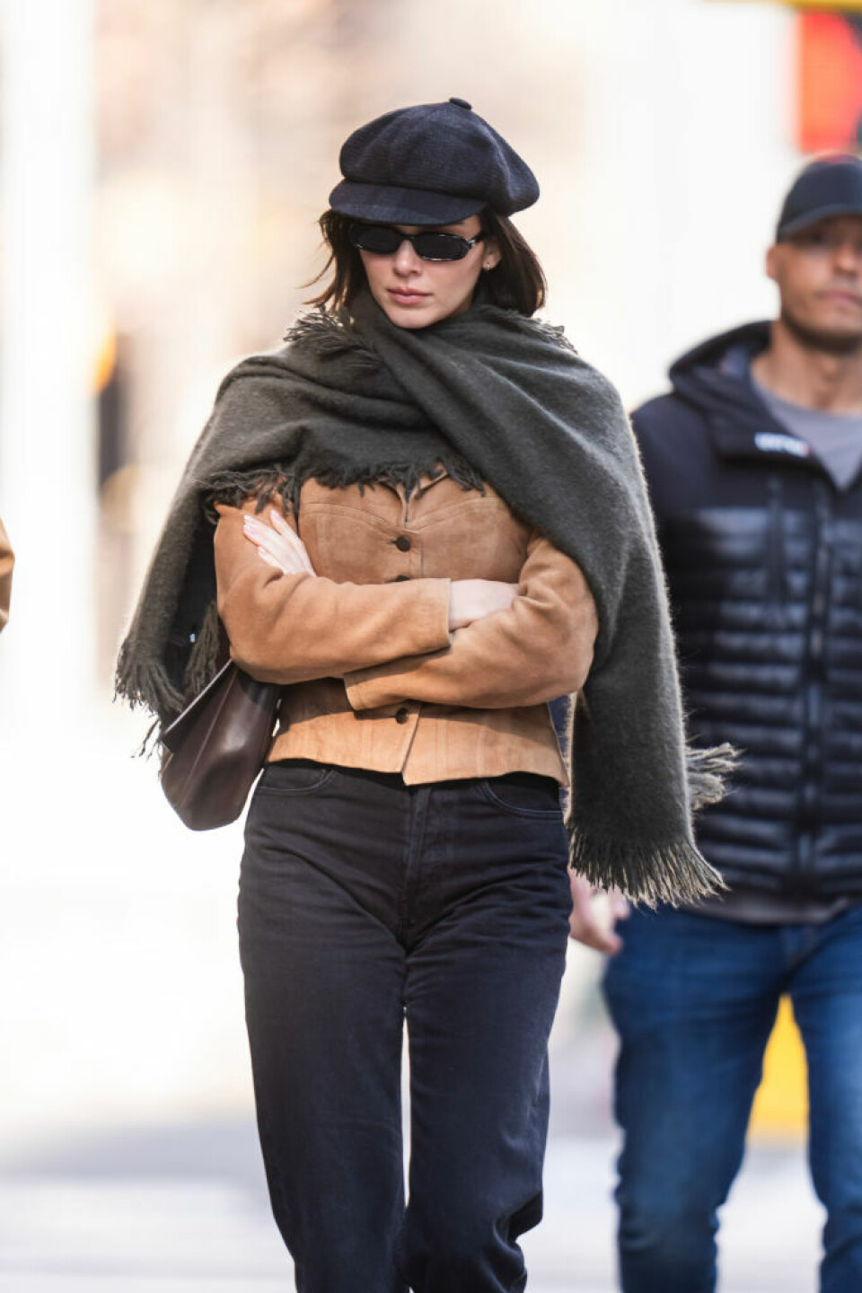Kendall Jenner ble nylig observert i en newsboy cap i New York.