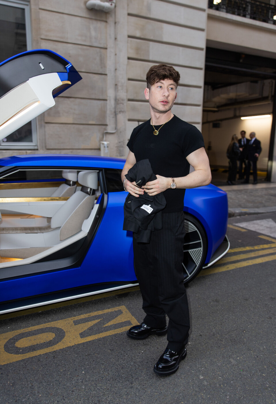Barry Keoghan gikk for den splitter nye Jaguar Type 00.