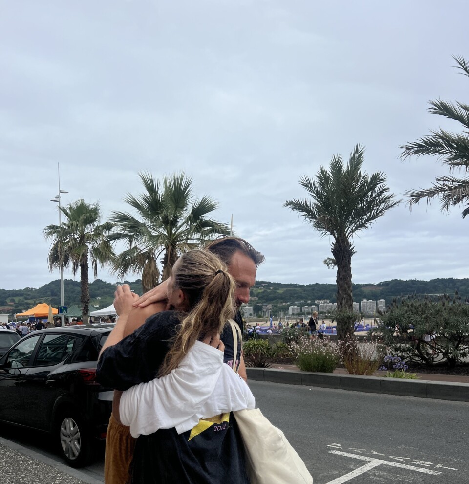 Et bilde sier mer enn tusen ord: Peter Sahlberg vil for alltid være «mannen som fikk meg opp».