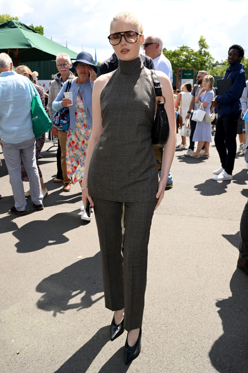 Ellie Bamber er til stede på dag åtte, 7. juli 2025.
