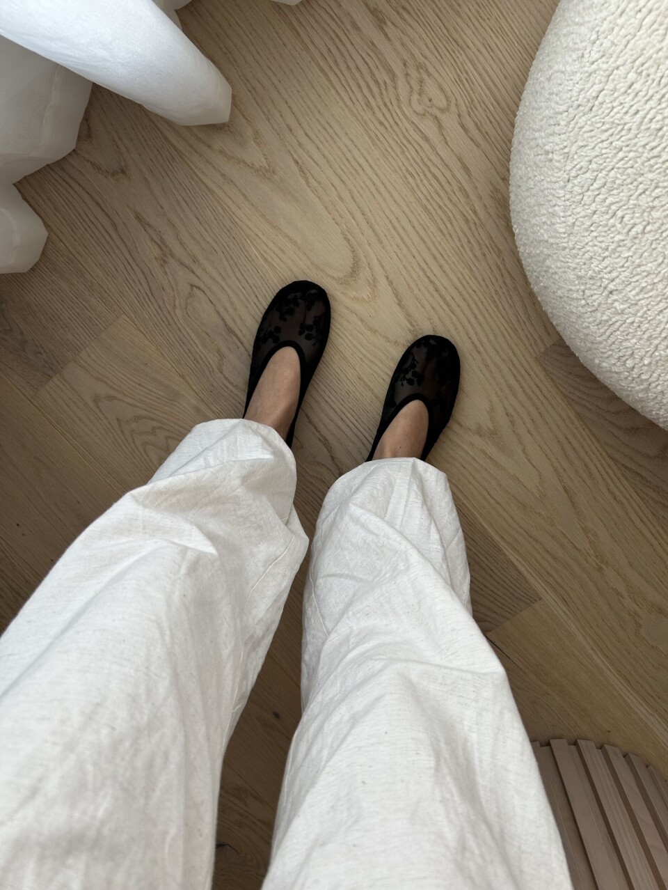 Disse buksene passer perfekt å style til ballerinasko! Ballongbukser DIY