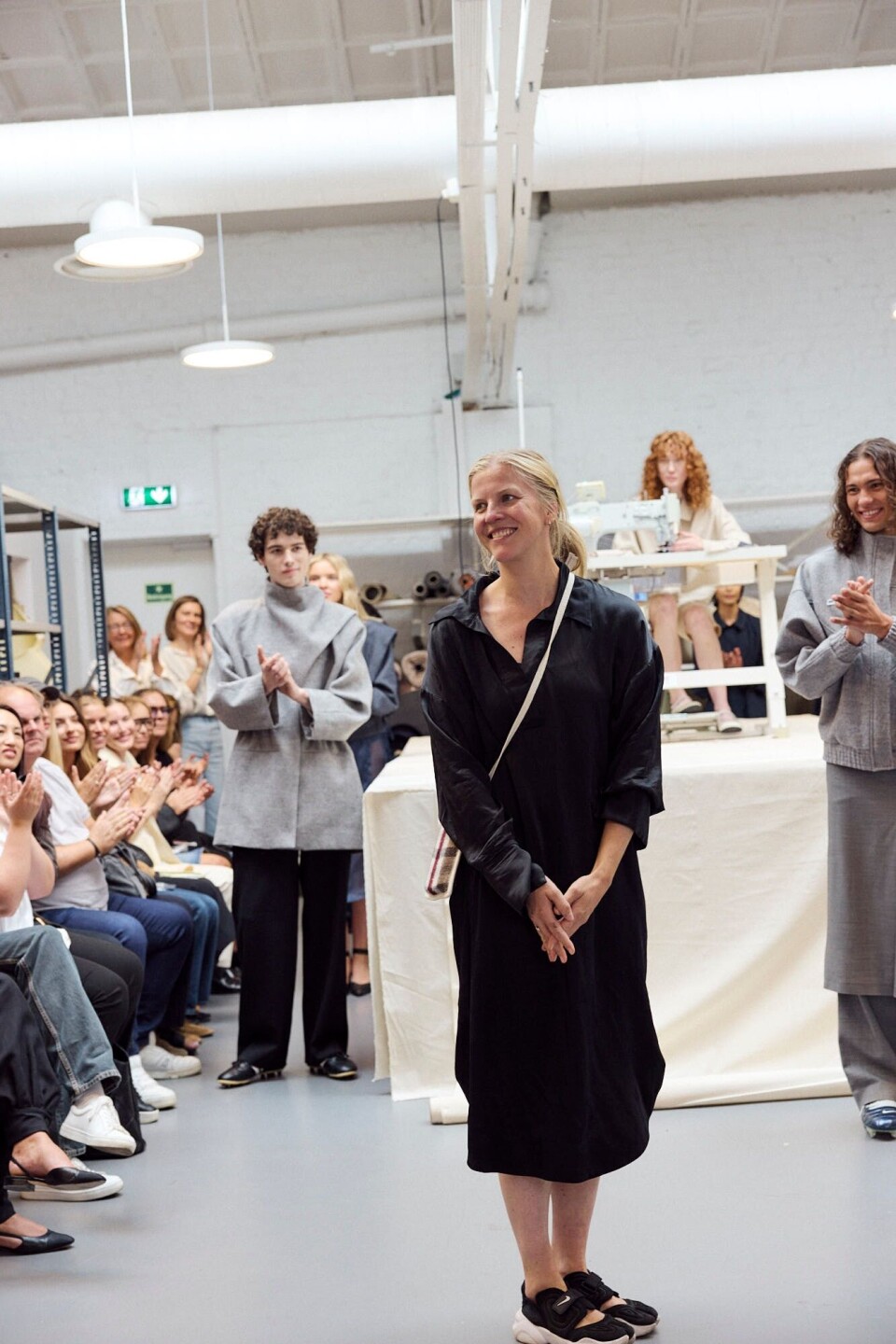 Elisabeth Stray Pedersen rett etter visningen av ESP.