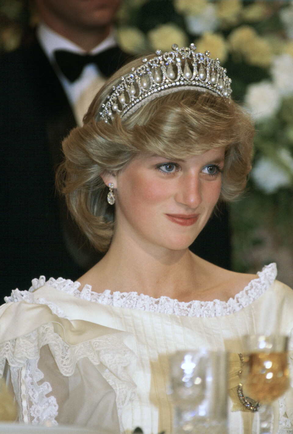 Prinsesse Diana iført den samme tiaraen under et statsbesøk i New Zealand i 1981.