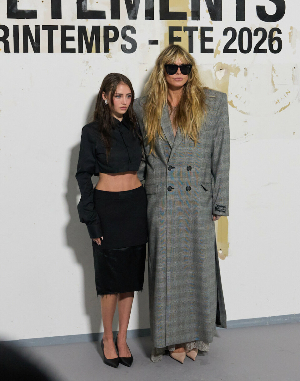Vi henter inspirasjon fra flere mor-og-datter-kjendiser - for eksempel Leni og Heidi Klum, som så fab ut da de ankom moteshowet til Vetements i Paris forrige uke.