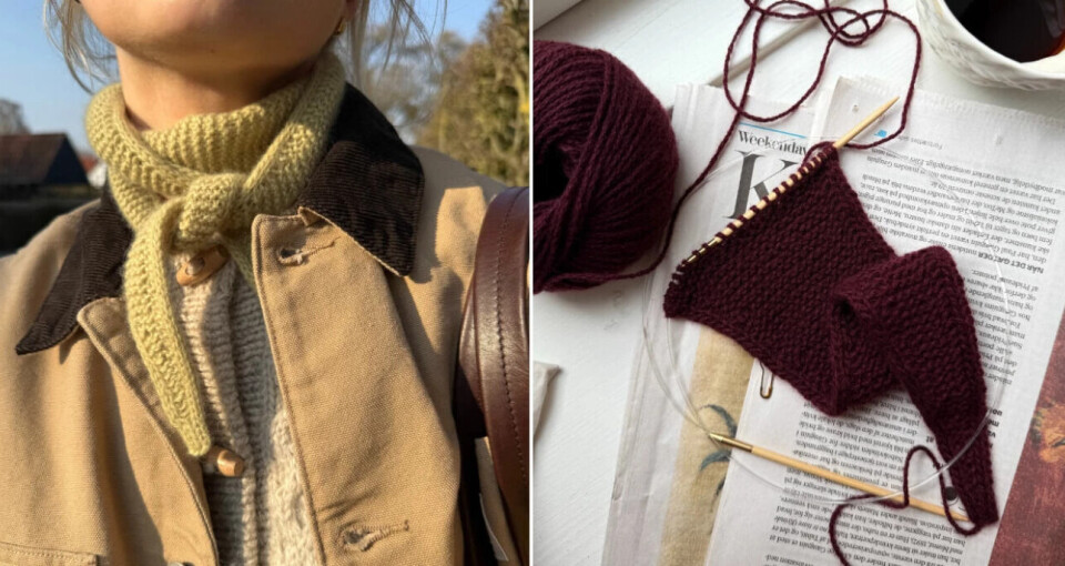 Strikk ditt eget Sophie-skjerf – høstens mest trendy accessoir