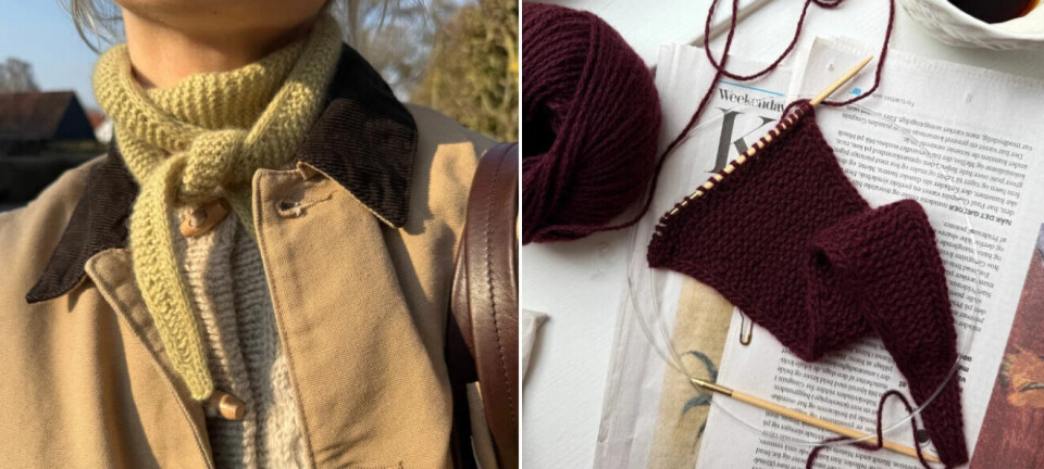 Strikk ditt eget Sophie-skjerf – høstens mest trendy accessoir