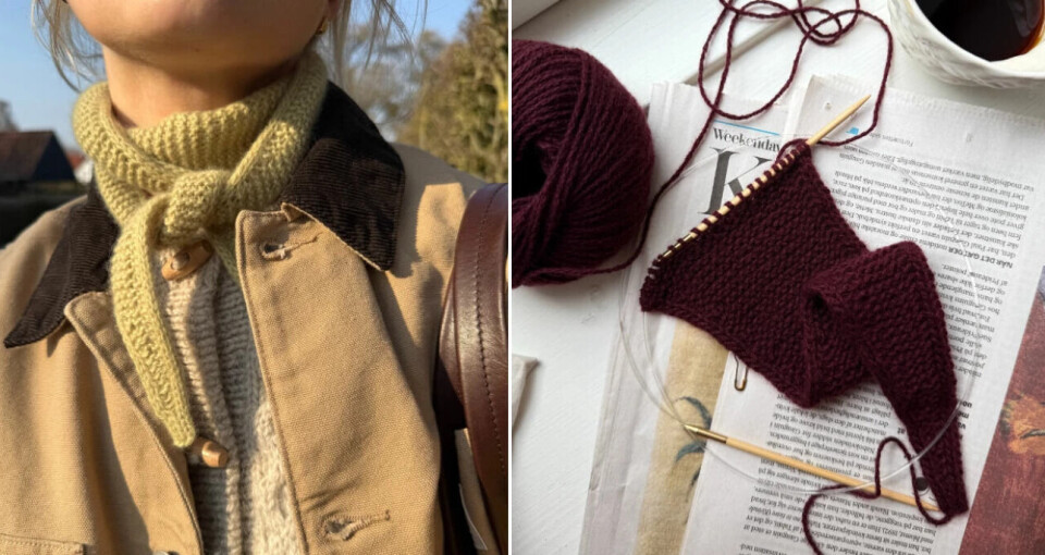 Strikk ditt eget Sophie-skjerf – høstens mest trendy accessoir